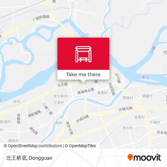北王桥底 map