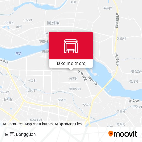 向西 map