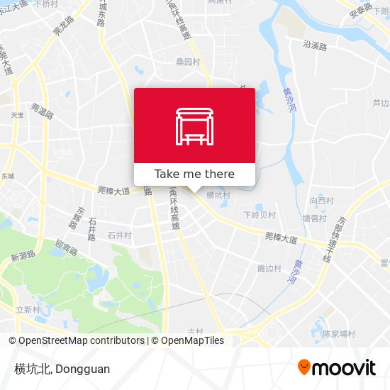 横坑北 map
