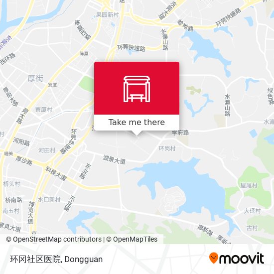 环冈社区医院 map