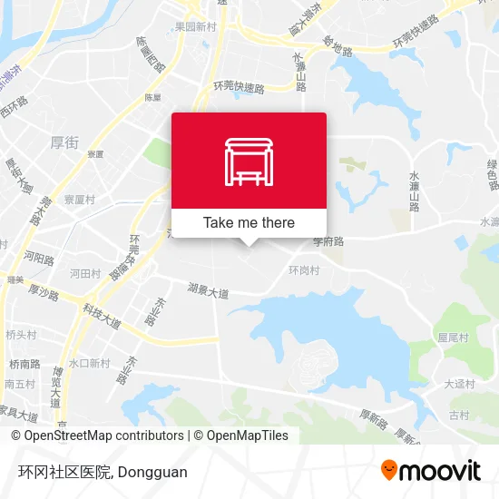 环冈社区医院 map