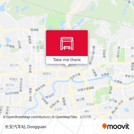 长安汽车站 map