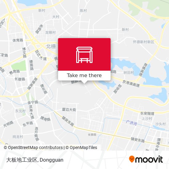 大板地工业区 map