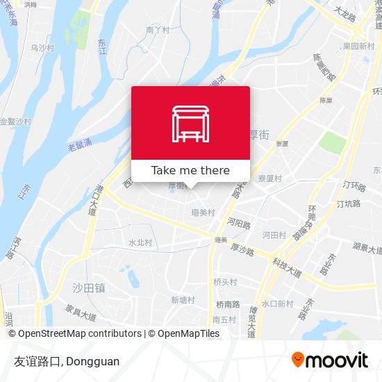 友谊路口 map