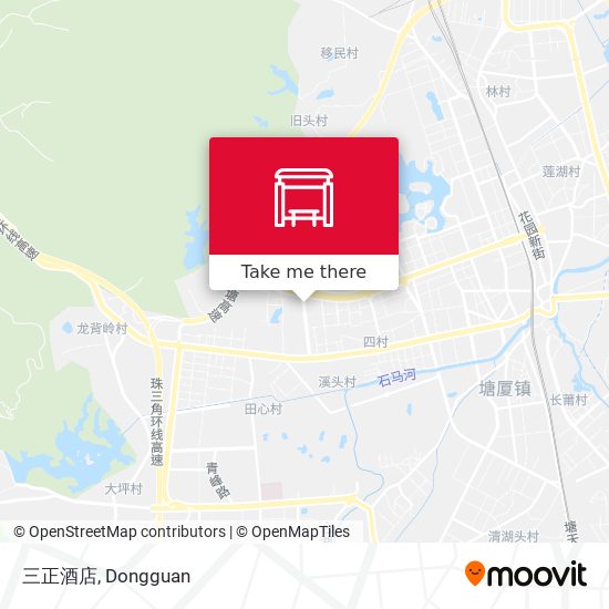 三正酒店 map