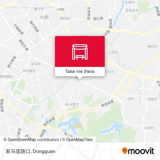 新马莲路口 map