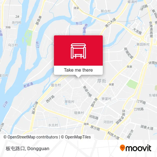 板屯路口 map