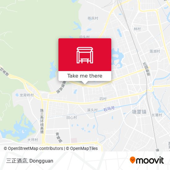 三正酒店 map