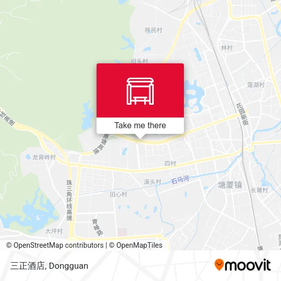 三正酒店 map