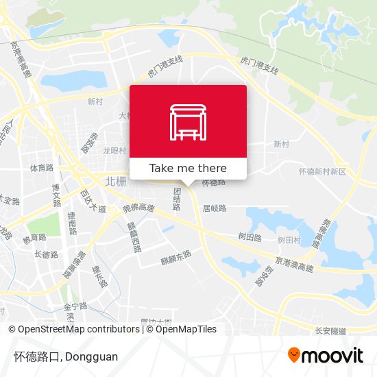 怀德路口 map