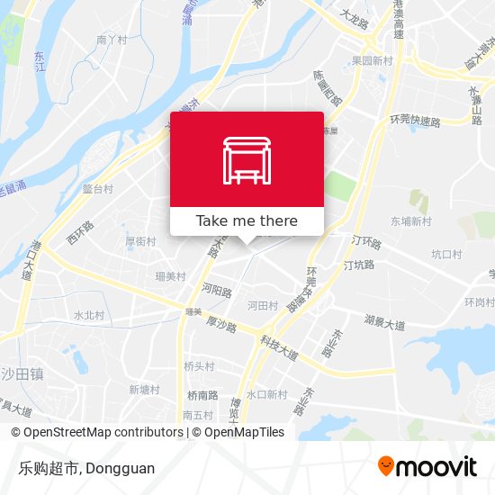 乐购超市 map