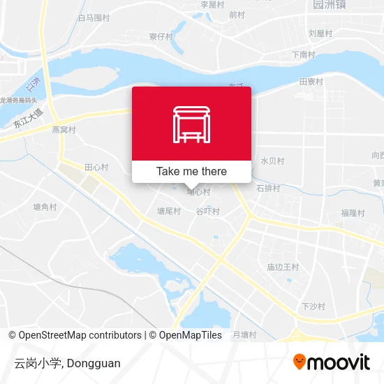 云岗小学 map