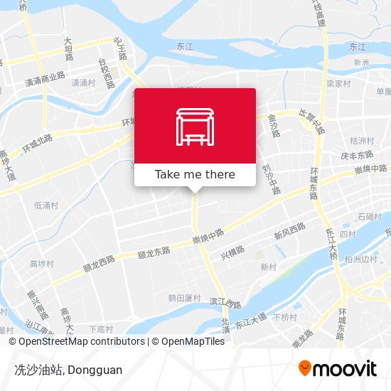 冼沙油站 map