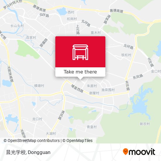 晨光学校 map