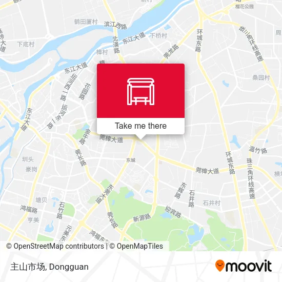 主山市场 map