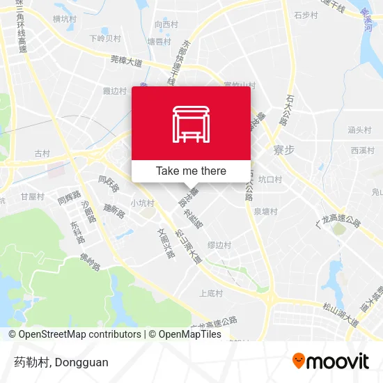 药勒村 map