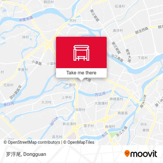 罗浮尾 map