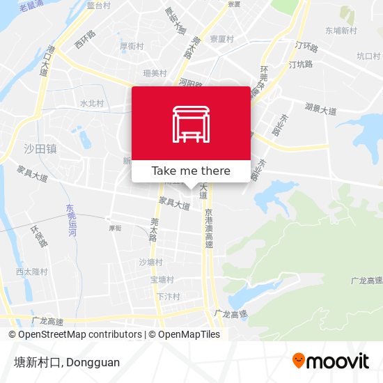 塘新村口 map