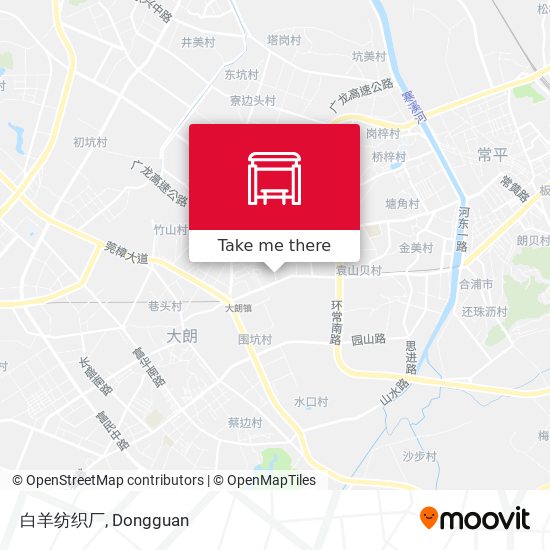 白羊纺织厂 map