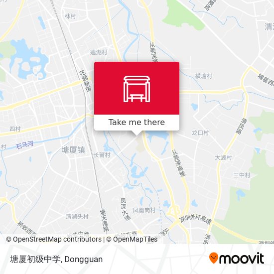 塘厦初级中学 map