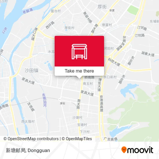 新塘邮局 map