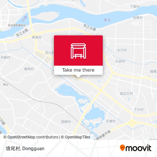 塘尾村 map