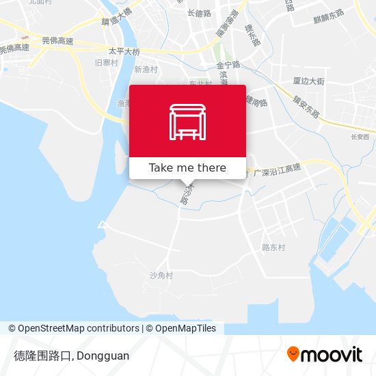 德隆围路口 map