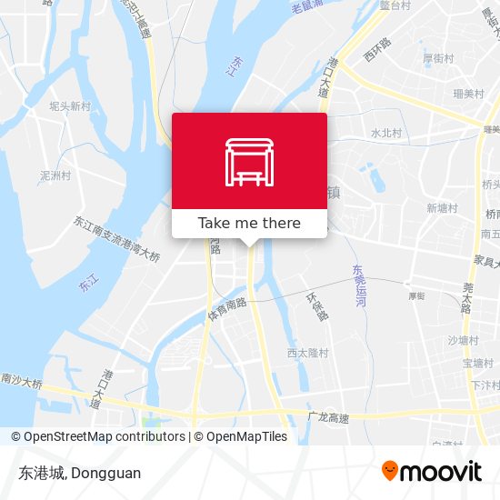 东港城 map