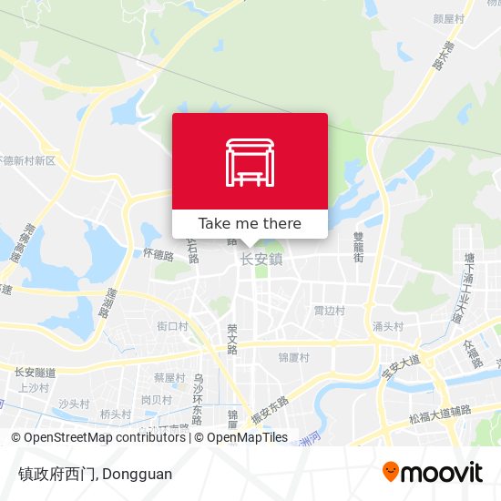 镇政府西门 map