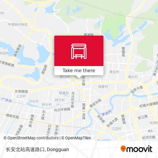 长安北站高速路口 map