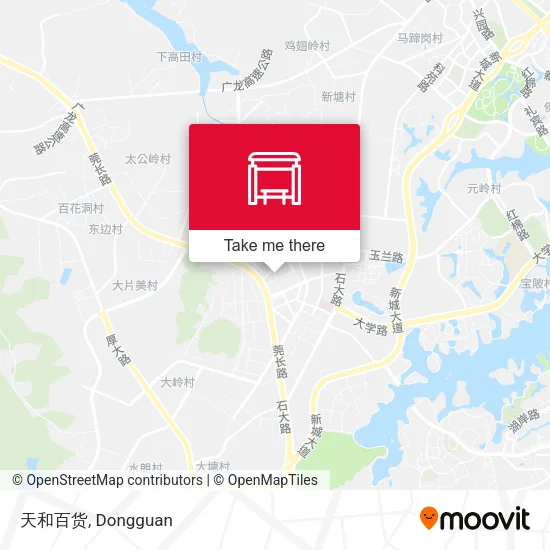 天和百货 map