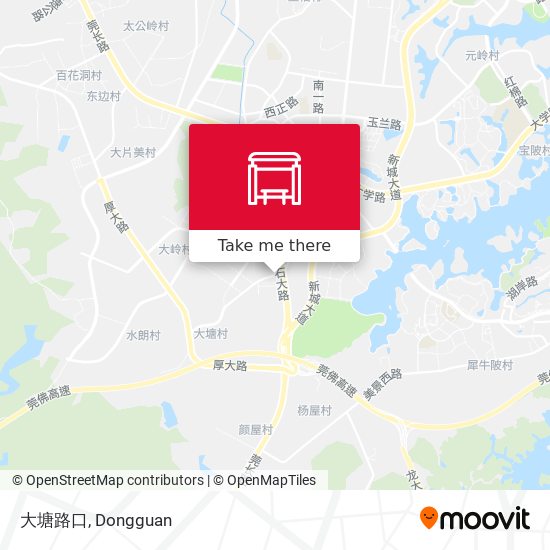 大塘路口 map