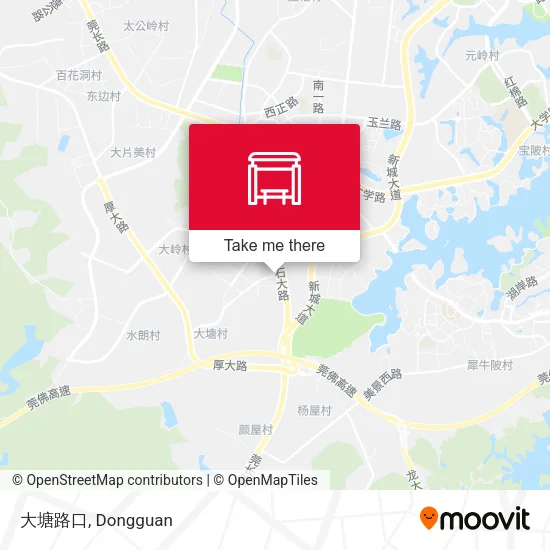 大塘路口 map