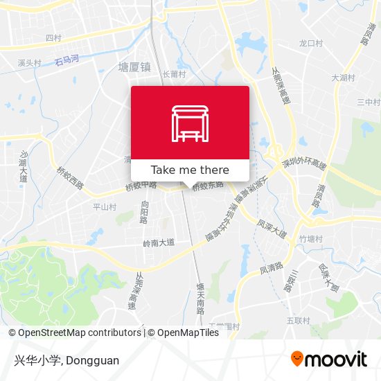 兴华小学 map