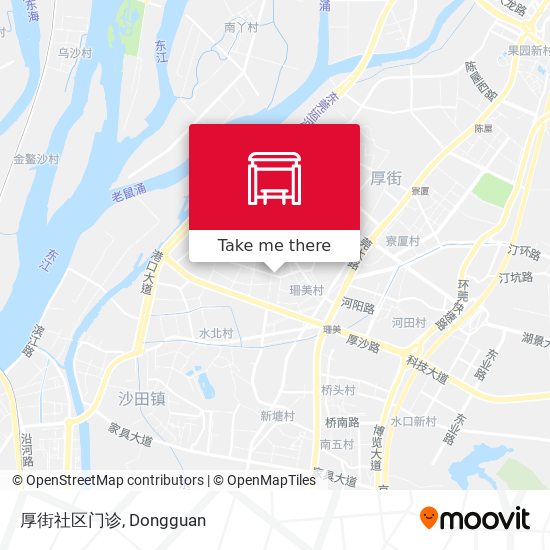 厚街社区门诊 map