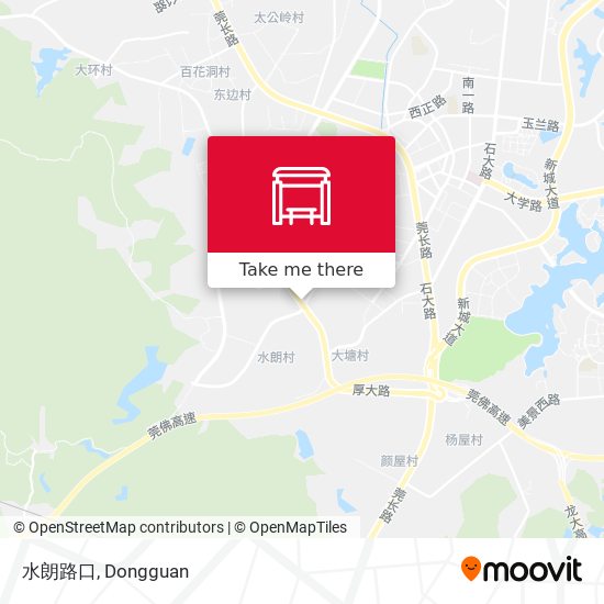 水朗路口 map