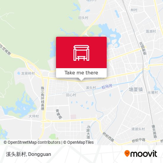 溪头新村 map