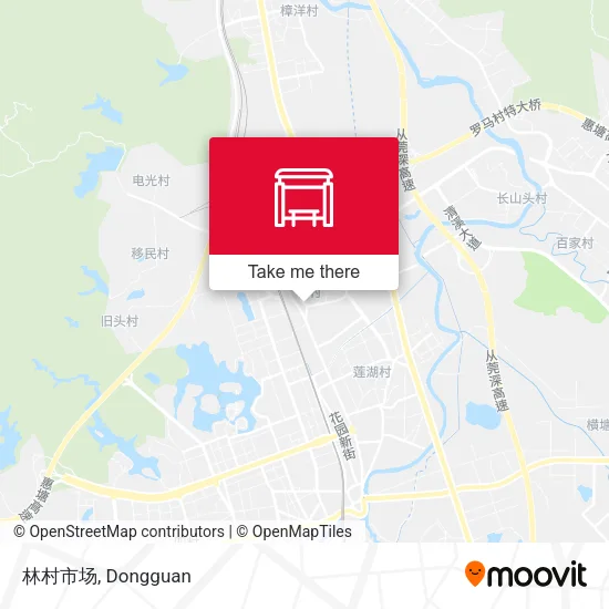 林村市场 map