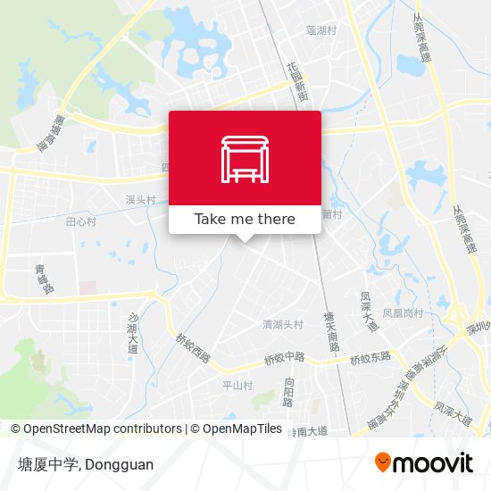 塘厦中学 map