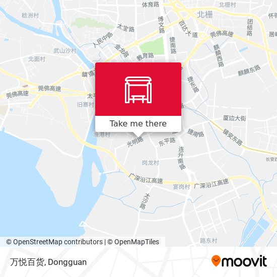 万悦百货 map