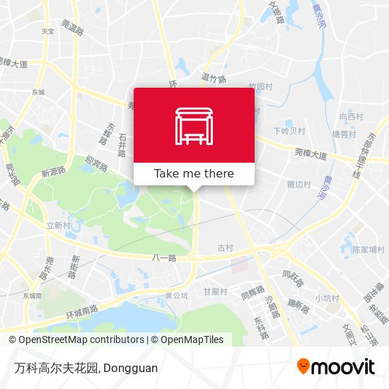 万科高尔夫花园 map