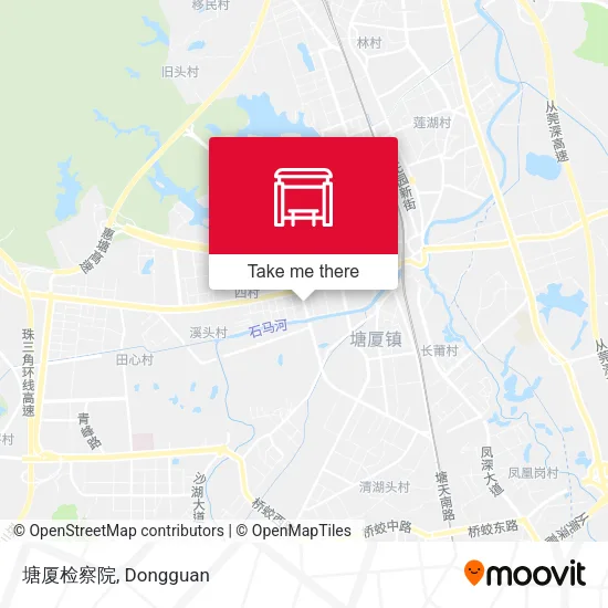 塘厦检察院 map