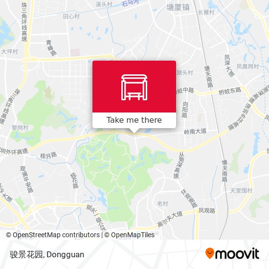 骏景花园 map