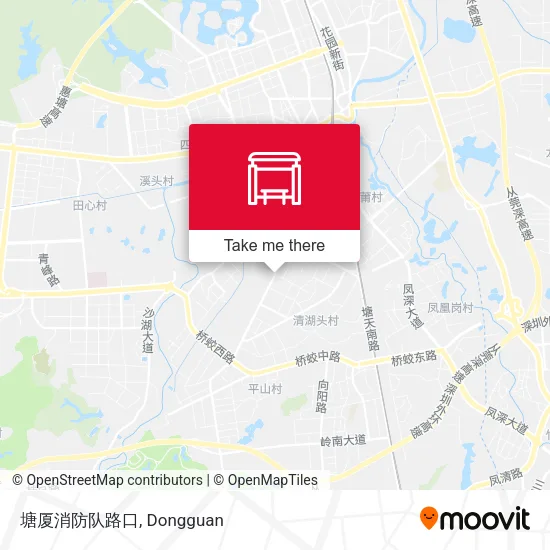 塘厦消防队路口 map