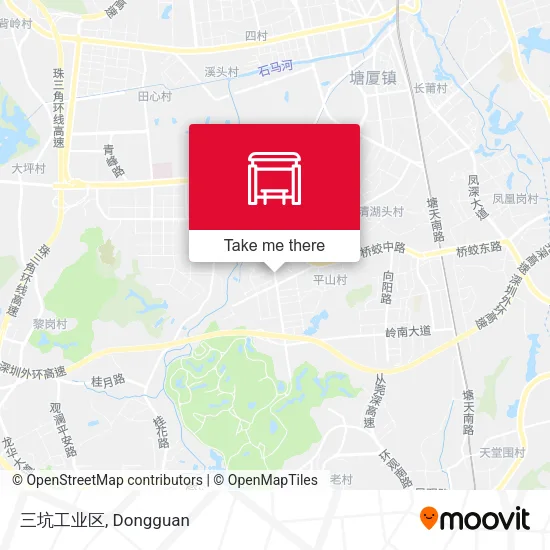 三坑工业区 map