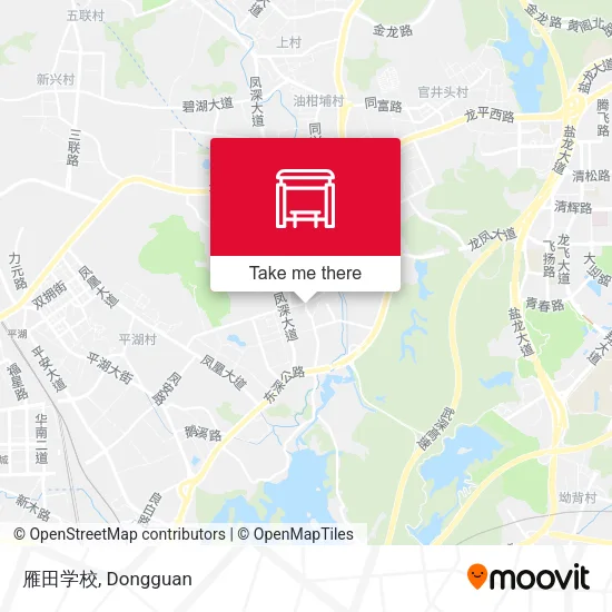 雁田学校 map
