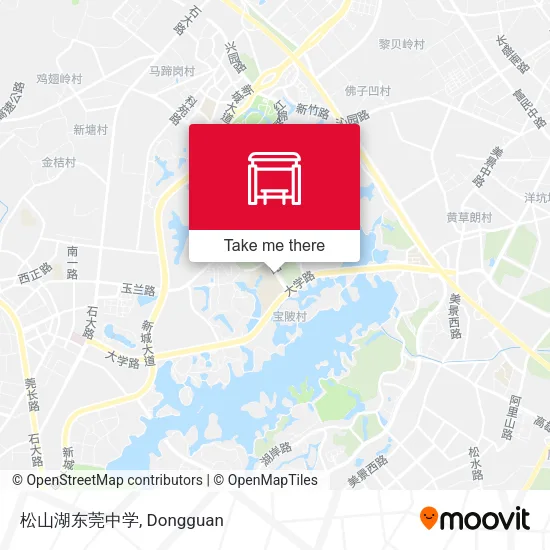 松山湖东莞中学 map