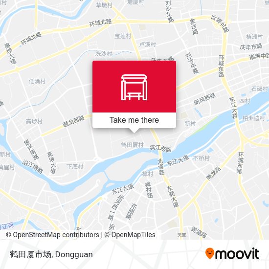 鹤田厦市场 map
