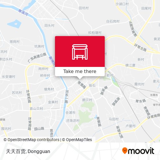 天天百货 map