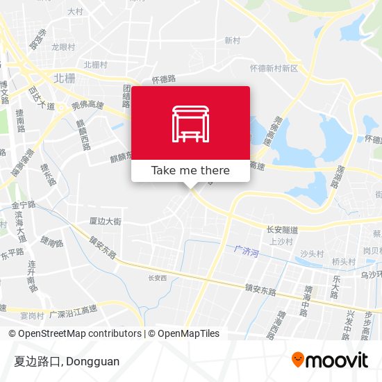 夏边路口 map